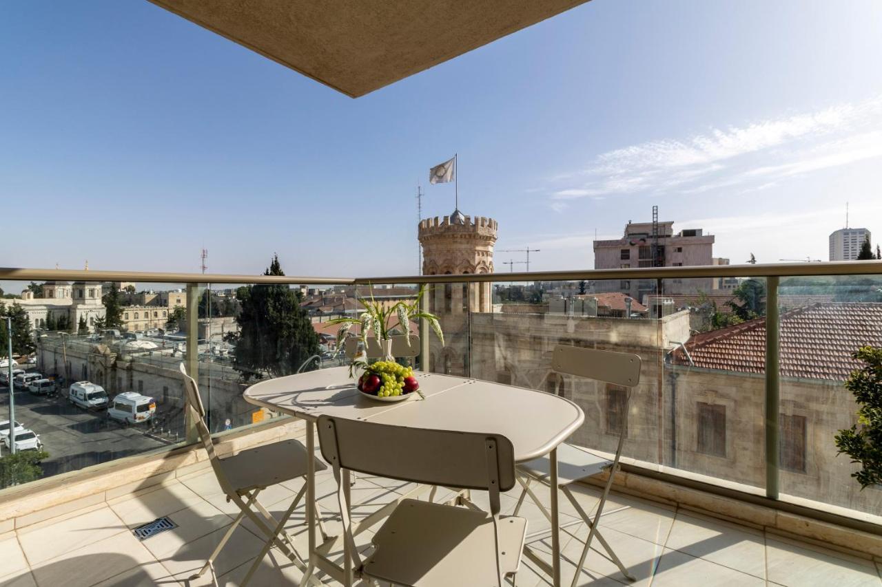 Luxury Three-Bedroom/Terrace Over Old City View Jerusalén Exterior foto