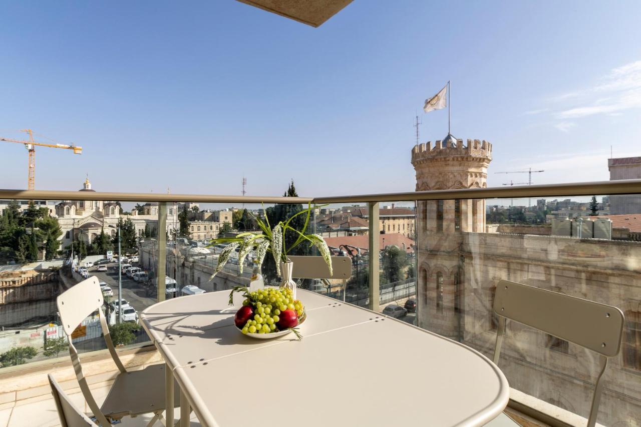 Luxury Three-Bedroom/Terrace Over Old City View Jerusalén Exterior foto