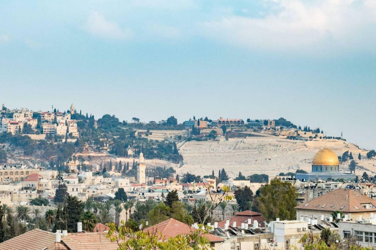 Luxury Three-Bedroom/Terrace Over Old City View Jerusalén Exterior foto